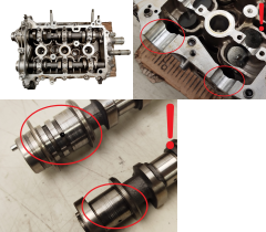 Zylinderkopf Toyota Aygo 1KR 1611541580 1.0 12v C1 107 2