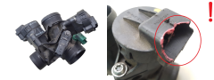 Drosselklappe Peugeot 407 9655971780 1.6 HDI Delphi