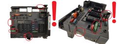 Steuergerät BSM B3 9650664080 PSA Delphi 1302