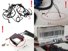 Kabelbaum Motor Motorinstallation 240112416R K9K608 1.5 dci Renault Clio 4 