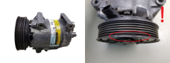 Kompressor Klimaanlage Delphi 01140017 8200316164 Renault Megane 2 Scenic 2 Kompressor Klimaanlage Delphi 01140017 8200316164 Renault Megane 2 Scenic 2
