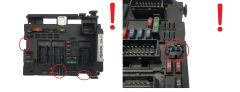 Steuergerät BSM B3 9650664080 PSA Delphi 2098