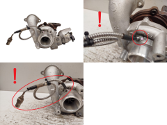 Turbolader GTD1244VZ 9804119380 PSA 1.6 eHDI 1.5 TDCi 40602 km