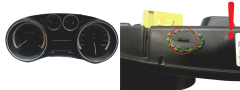Tacho Kombiinstrument Peugeot 308 9665107480 503001550311 1095
