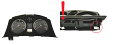 Tacho Kombiinstrument Opel Astra H Zafira B 13216693PQ 53023