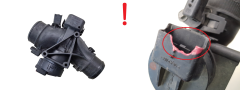 Drosselklappe 1,6 hdi 9660030480 0345E4 Peugeot Citroen 1803