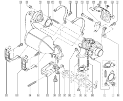 Auspuff Dichtring Original Renault Nissan 7701478154