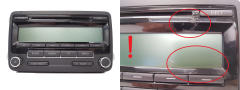 Cd-Radio VW 1K0035186AA 7647201360 Blaupunkt 1382