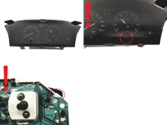 Tacho Kombiinstrument Citroen ZX 9602824980 49752