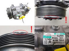 Kompressor Klimaanlage 9659875880 Sanden SD7C16 1331F Citroen Peugeot 41