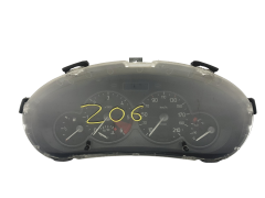 Tacho Kombiinstrument Peugeot 206 9645847080 57394