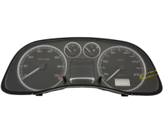 Tacho Kombiinstrument Peugeot 307 9645768480 E 01 18736