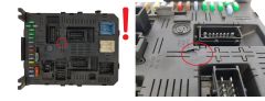 Steuergerät BSI 2004 H01 9663510180 PSA Johnson Controls 1621