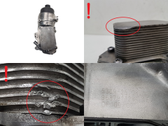 Ölfiltergehäuse 9687911280 1103K0 1.6 TDCI 1.6 D Ford Volvo
