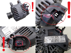 Lichtmaschine Generator VW AG 06F903023C TG14C011 Valeo 140A 1076 Lichtmaschine Generator VW AG 06F903023C TG14C011 Valeo 140A 1076