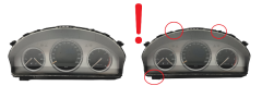 Tacho Kombiinstrument Mercedes C W204 A2045404548 VDO 55962