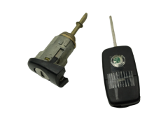 Türschloss Türschloß Schloss Schloß Links Vorne Skoda Fabia 1U0837167/8