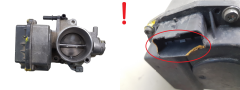 Drosselklappe Citroen Peugeot 9648053780 408239823003 1.8 2.0 VDO