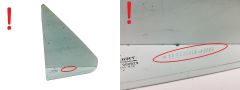 Scheibe Für Tür Links Hinten 920356 Peugeot 605 AS2