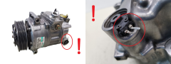 Kompressor Klimaanlage 1K0820803S PXE16 8680P VW Audi Seat Skoda 1029
