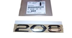 Emblem Hinten Original 98284028DX Peugeot 208