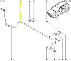 Stabilisatorstange Hinten Neues Original Duster  Terano III 4x4 5623000Q0C
