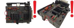 Steuergerät BSM B3 9650664080 PSA Delphi 1328