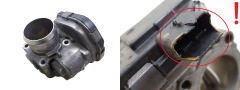 Drosselklappe Citroen Peugeot 9673534480 1.6 HDI Delphi 3043