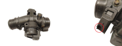 Drosselklappe 1,6 hdi 9660030480 0345E4 Peugeot Citroen 5106