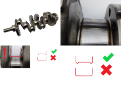 Kurbelwelle 425 0501N8 2.0 HDI 16v Peugeot Citroen DW10FU AHX AH0X AH01 AH03