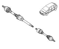 Antriebswelle Gelenkwelle Rechts Original Renault Vel Satis 2.0 T 8200387369