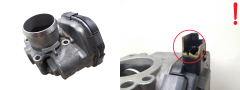 Drosselklappe Citroen Peugeot 9673534480 1.6 HDI Delphi 2686