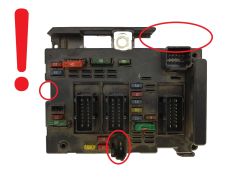 Steuergerät BSM B5 9643537880 PSA Delphi 1215 Steuergerät BSM B5 9643537880 PSA Delphi 1215