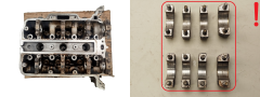 Zylinderkopf Opel 90400233 1.0 12V Z10XE