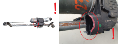 Wischergetriebe Vorne Volkswagen Golf 5H1955023A 3397022313 