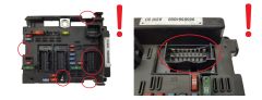 Steuergerät BSM B3 9650664080 PSA Delphi 2644