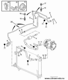 Klimaleitung Klimaschlauch Original Citroen C5 04-08 6460LP 9650885580 Klimaleitung Klimaschlauch Original Citroen C5 04-08 6460LP 9650885580