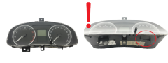 Tacho Kombiinstrument Skoda Fabia 5J0920810B VDO 56228