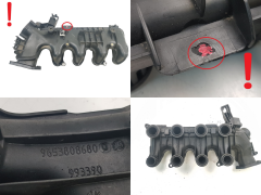 Ansaugkrümmer 0361N3 9653808680 1.6 HDI 16v TDCI Citroen Peugeot Ford S4