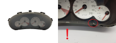 Tacho Kombiinstrument Peugeot 206 9656696280 000500809 1590