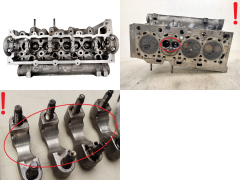 Zylinderkopf Renault 2968F2 110415795R 7701477400 1.5 DCI Siemens 4