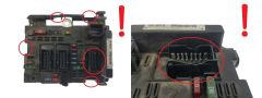 Steuergerät BSM B3 9643538080 PSA Delphi 1851
