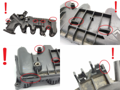 Ansaugkrümmer 0361N3 9653808680 1.6 HDI 16v TDCI Citroen Peugeot Ford 1870