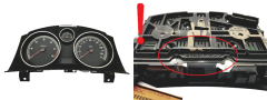 Tacho Kombiinstrument Opel Astra H Zafira B 13216684PF 53344