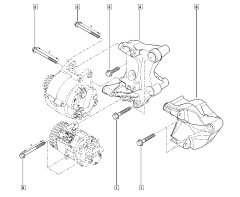 Befestigung, Halterung Original Trafic III Vivaro NV300 Talento 117105508R