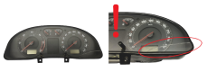 Tacho Kombiinstrument Skoda Superb 3U0920810A 110080116003 VDO