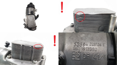 Ölfiltergehäuse 9651813980 1103P0 1.6 HDI TDCi Citroen Peugeot Ford
