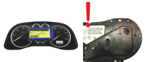 Tacho Kombiinstrument Peugeot 307 9655476580 G00 49812