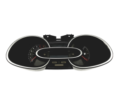 Tacho Kombiinstrument Renault Clio 4 248101135R A 52147 Tacho Kombiinstrument Renault Clio 4 248101135R A 52147