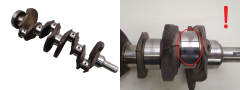 Kurbelwelle 519 8200416793 122012850R 1.6 16v Renault Megane 2